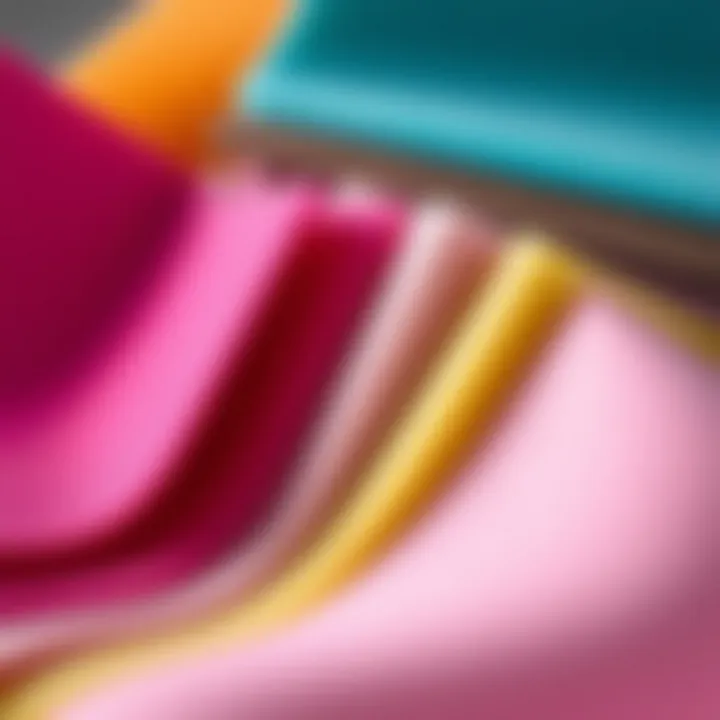 Diverse EVA Foam Textures EVA foam sheets displaying various colors and textures.