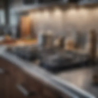 Durability in Kitchen Protection Durable aluminum cover protecting stove from spills and stains