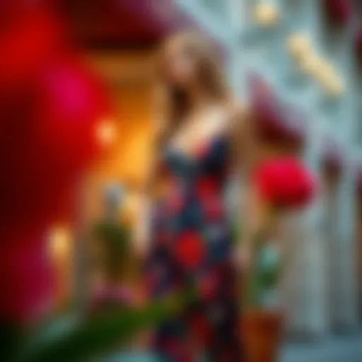 Floral Elegance: A Stunning Capri Jumpsuit Elegant capri jumpsuit in a vibrant floral pattern