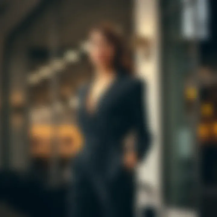 Sophisticated capri jumpsuit design showcasing unique tailoring