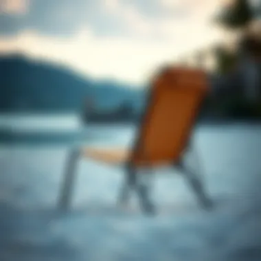 Ergonomic Design: Enhancing Your Beach Experience Ergonomic beach chair promoting good posture