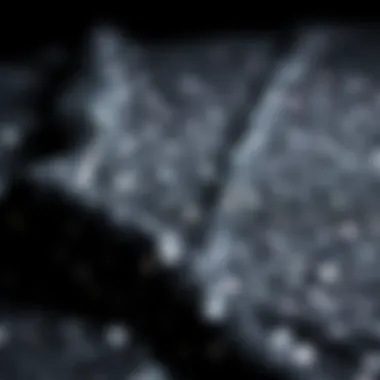 The Texture of Shimmering Sequins Close-up of shimmering black sequins on a fabric