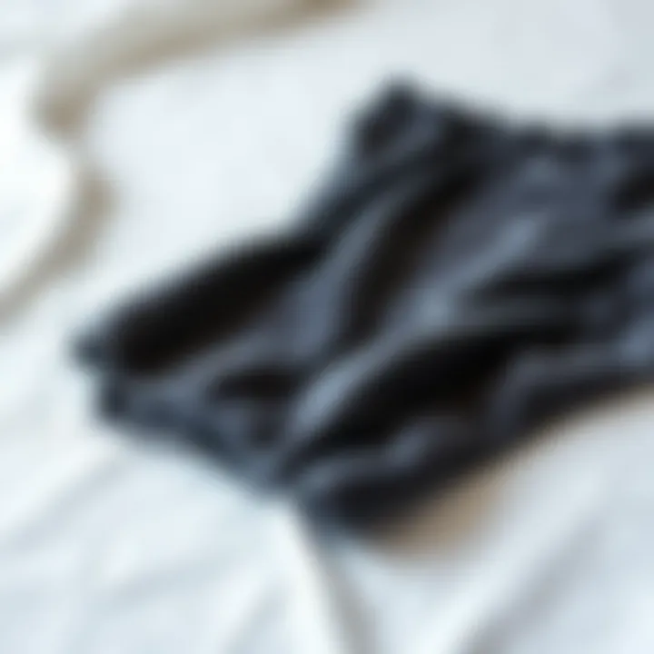 Variety of materials used in boxer shorts with button fly