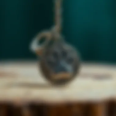 Intricate Paw Print Design Intricately designed cat memorial keychain featuring a paw print