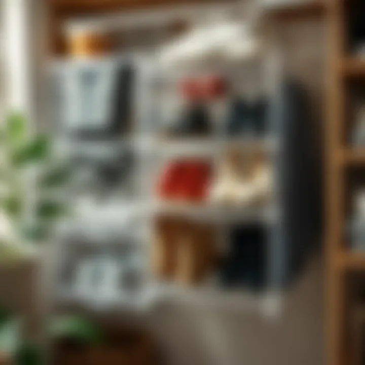 Sustainable living with clear plastic hanging shoe organizers