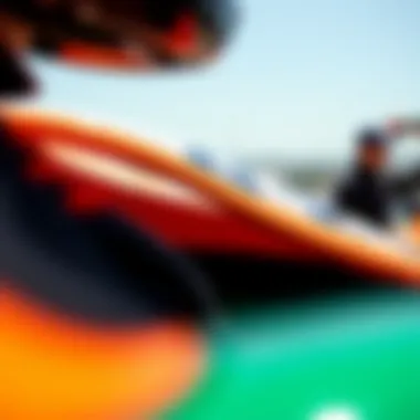 Psychology of Colors in Racing Fashion Close-up of racing color psychology in design