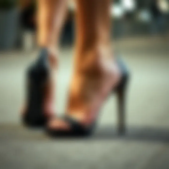 Comfortable high heel wearing experience