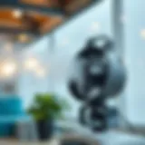 Advanced Cooling Technology in Portable Mist Fans Portable mist fan showcasing advanced cooling technology