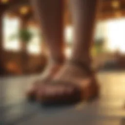 Stylish summer sandals in size 5