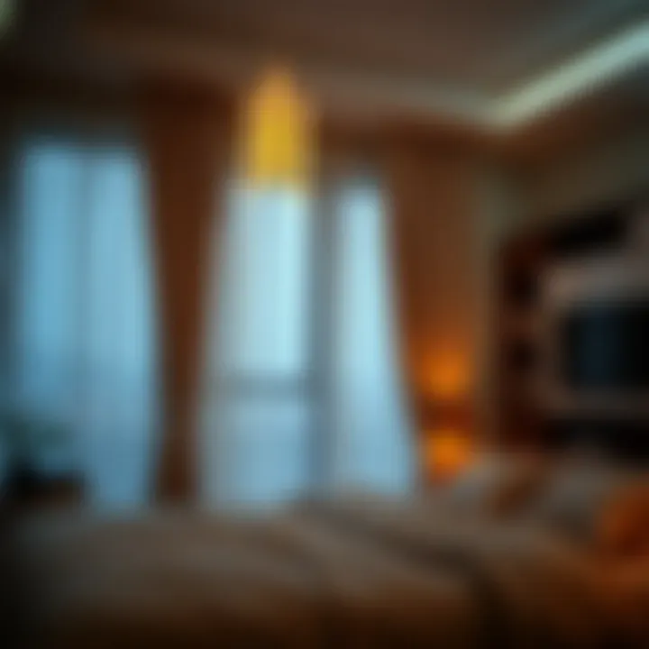 Creative mounting techniques for curtain lights