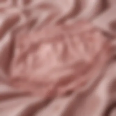 Luxurious Fabric Selections for Comfort Close-up of luxurious fabrics used in plus-size lingerie.