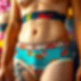 A vibrant array of custom funny underwear showcasing unique designs and patterns.