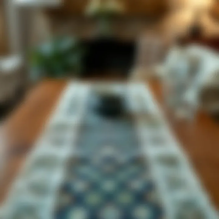 Visual Guide: Exploring Coffee Table Runner Sizes Different coffee table runner sizes displayed