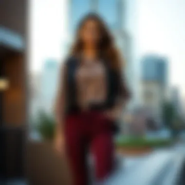 Chic Ensemble with Dressy Capri Leggings Elegant dressy capri leggings styled with a chic blouse