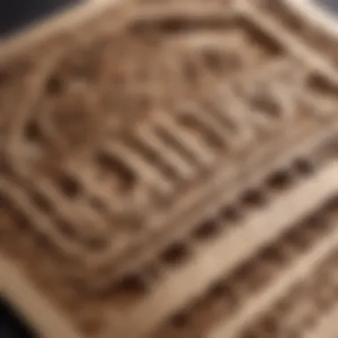 Customization Options for Laser Cut Invitations Close-up view of customizable laser cut invitation details