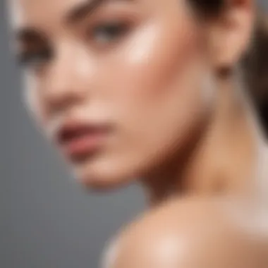 Skin Care Post-Epilation Close-up of skin after epilation demonstrating skin care importance