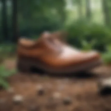 Environmental Impact of Hut Moc Shoes A visual representation of the environmental impact of hut moc shoes.