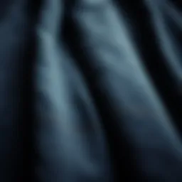 Close-up of soft dark grey fabric showcasing texture and quality