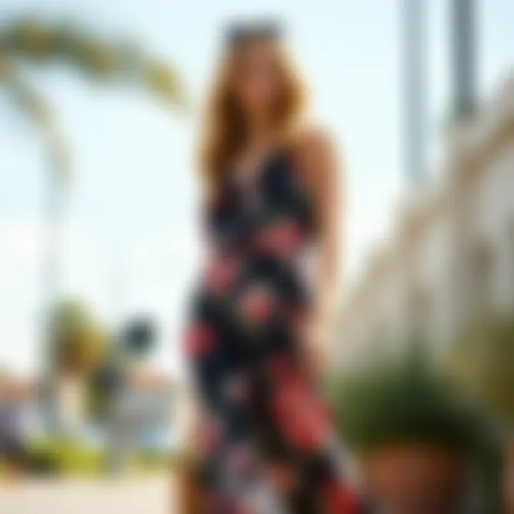 Casual Floral Jumpsuit for Summer A casual floral jumpsuit perfect for summer outings