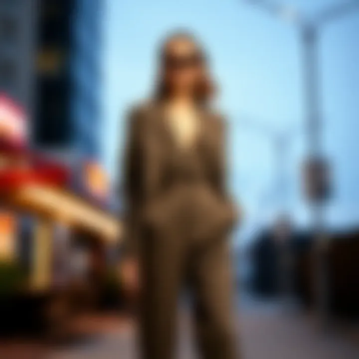 Sophisticated Tailored Jumpsuit A tailored jumpsuit showcasing a sophisticated look