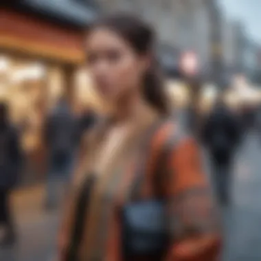 Culturally Influenced Street Style Fashionable street style reflecting cultural influences