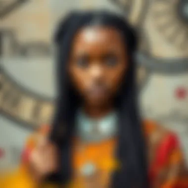 Aesthetic Styles of Bohemian Box Braids Aesthetic display of various styles of bohemian box braids