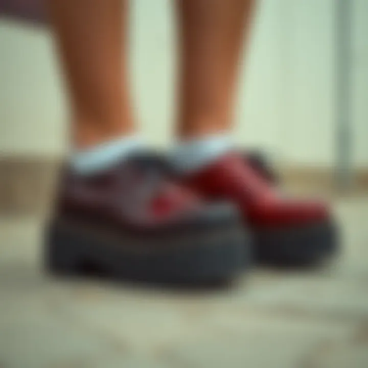 Historical Evolution of Chunky Platform Oxfords A historical timeline featuring the evolution of chunky platform oxfords