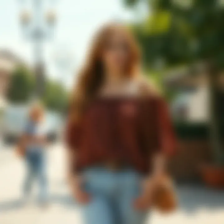 Chic Lightweight Top for Casual Gatherings A chic lightweight plus size top suitable for casual gatherings