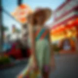 Colorful summer dress for tweens