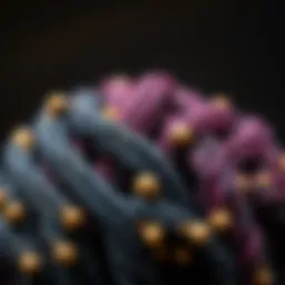 Vibrant deep twist crochet hair showcasing various textures