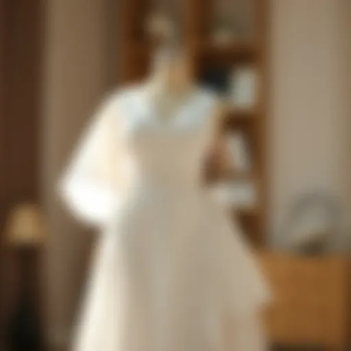 Showcasing the Elegance of Plus Size Fashion Elegant white plus size gown on a mannequin