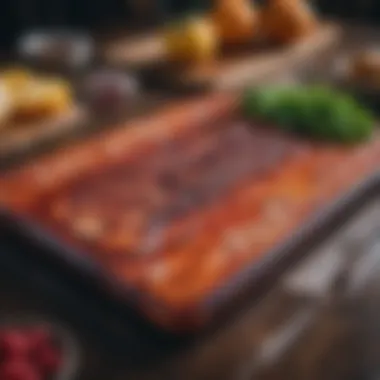 Exquisite Epoxy Resin Cutting Board A beautifully crafted cutting board featuring a unique epoxy resin design