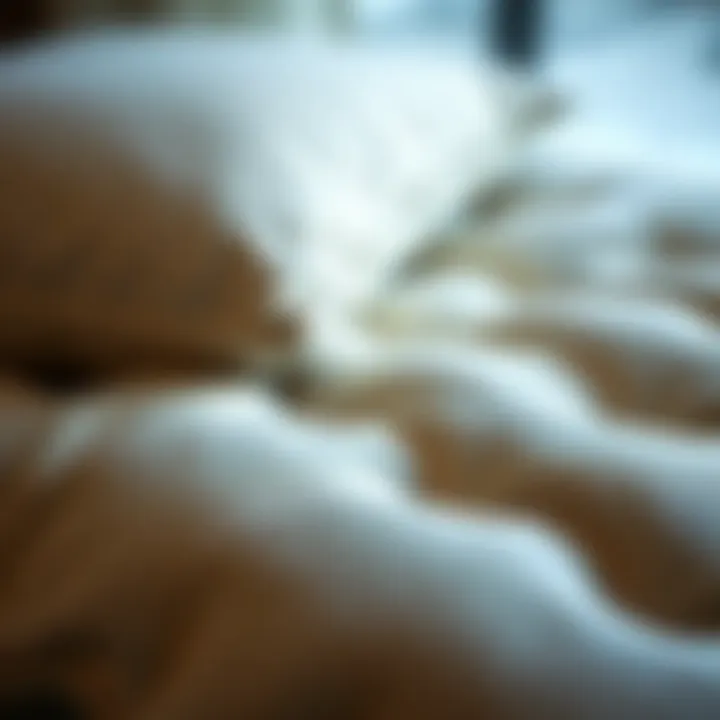 Close-up of high-quality fabric used in comfort cushions