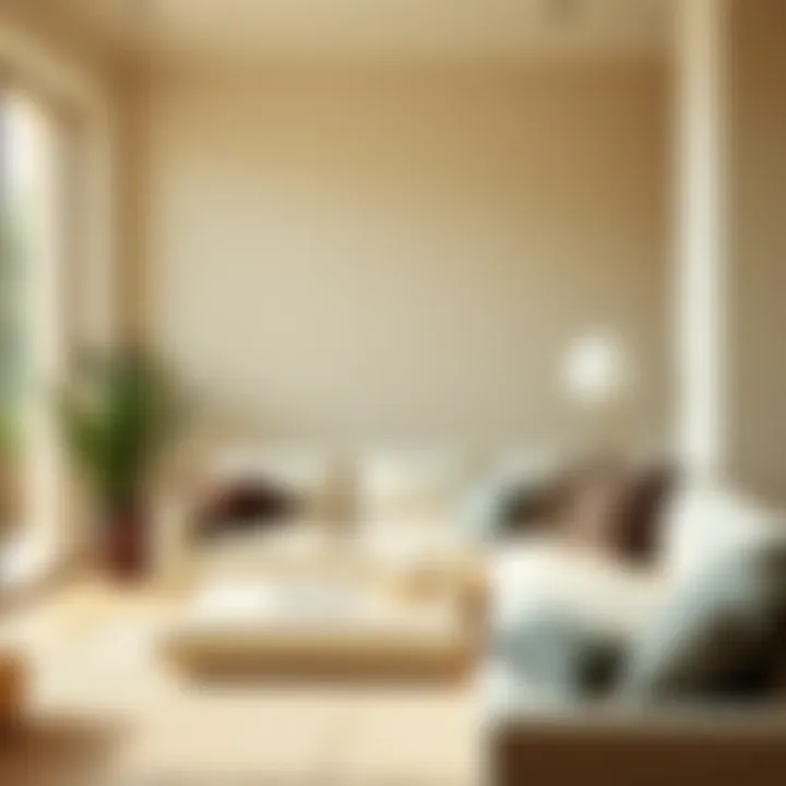 A serene space featuring comfort cushions enhancing relaxation