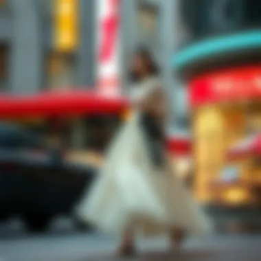 Modern Interpretations: Crinoline in Today’s Fashion Modern interpretation of floor length crinoline in a contemporary outfit