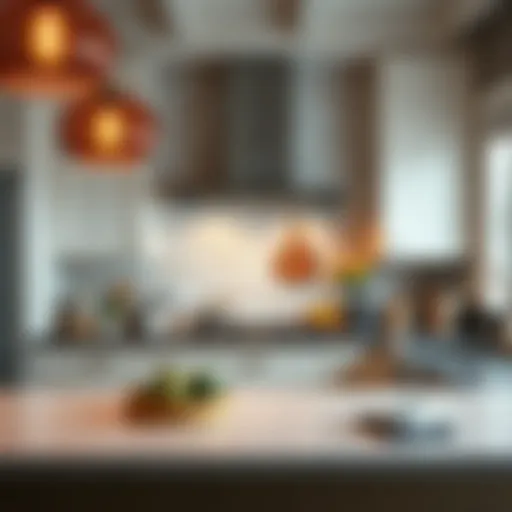 Elegant Kitchen Design with 3D Brick Backsplash Elegant kitchen featuring peel and stick 3D brick backsplash