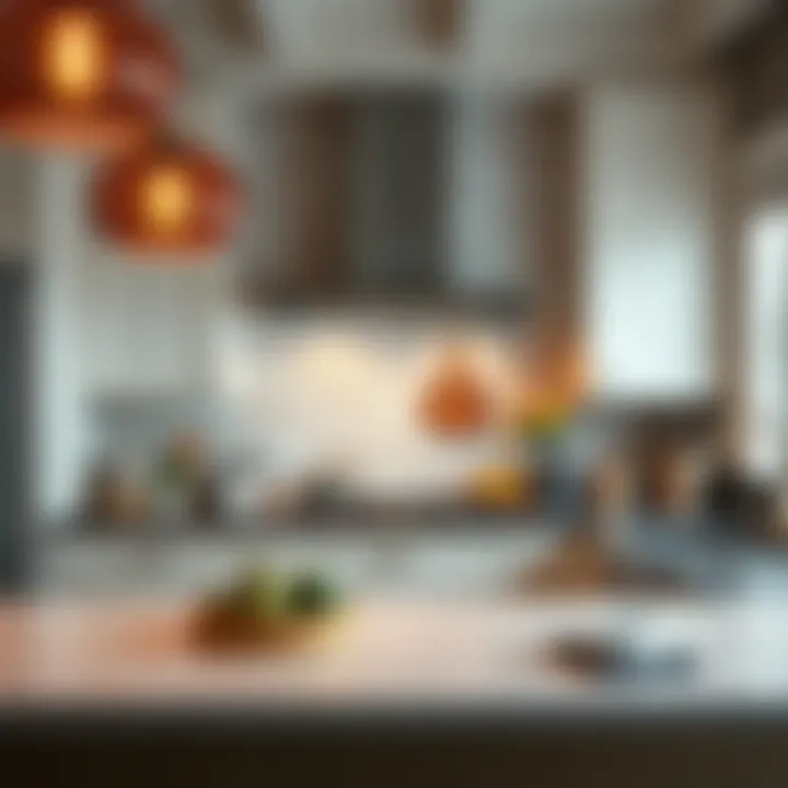 Elegant Kitchen Design with 3D Brick Backsplash Elegant kitchen featuring peel and stick 3D brick backsplash