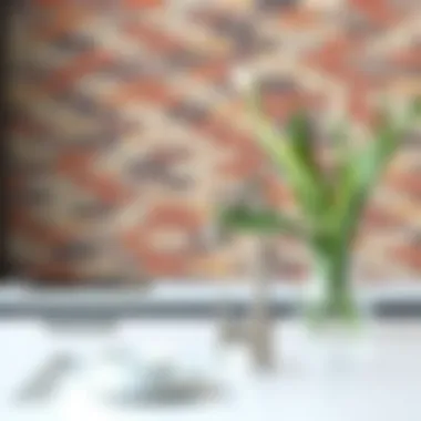 Material Comparison for 3D Brick Backsplash Comparison of various materials for peel and stick backsplashes