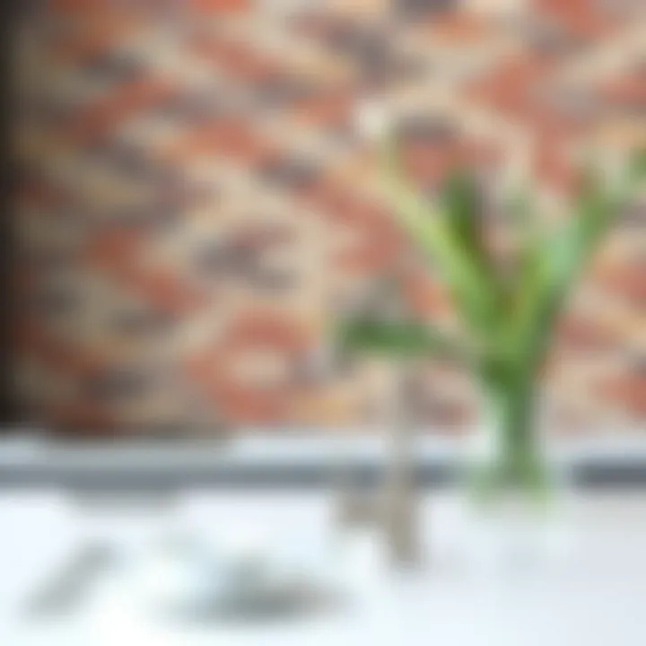 Material Comparison for 3D Brick Backsplash Comparison of various materials for peel and stick backsplashes