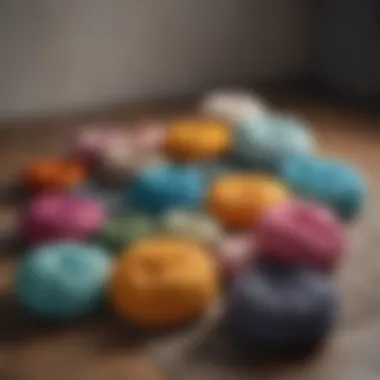 Diverse Array of Knot Floor Pillows A diverse array of knot floor pillows in various colors and textures displayed in a stylish interior.
