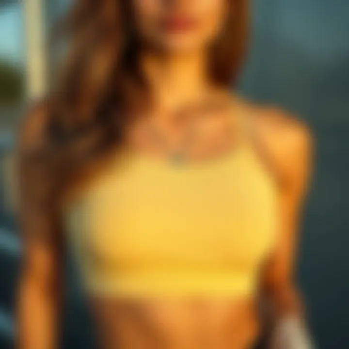 Sustainable materials used in activewear.