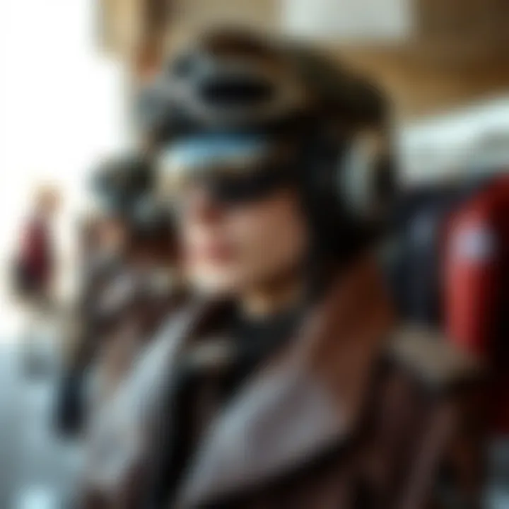 Diverse Styles in Pilot Costume Collection Collection of pilot costumes reflecting various style trends.