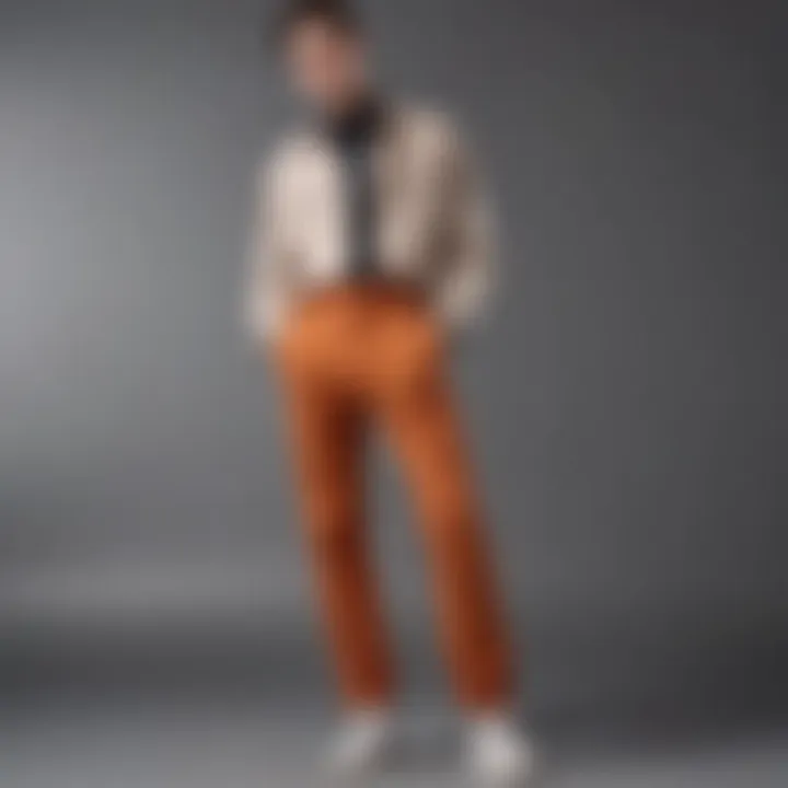 Casual styling ideas using two-tone pants for everyday wear