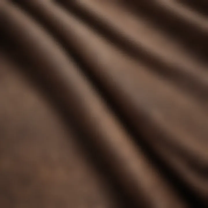 Close-up of fabric textures highlighting quality and design