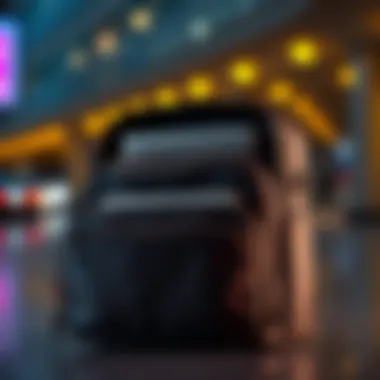 Elegant Design of a Multifunctional Laptop Bag Elegant design of a laptop bag showcasing multiple compartments