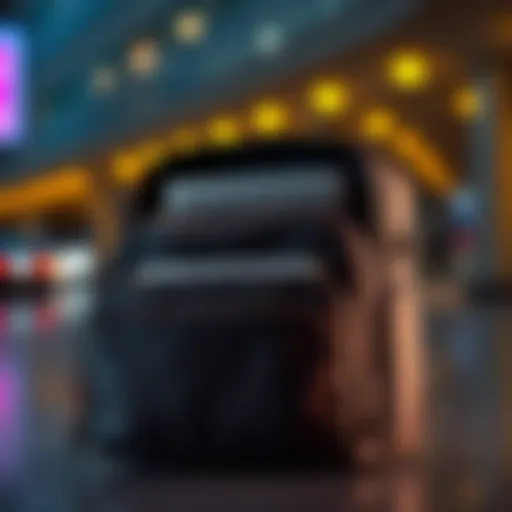 Elegant Design of a Multifunctional Laptop Bag Elegant design of a laptop bag showcasing multiple compartments