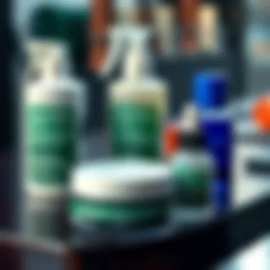 Maintenance Essentials for Nu Locs Detailed view of maintenance products for Nu Locs care