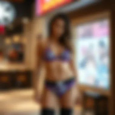 Self-Expression through Personalized Fashion Fashion enthusiast showcasing personalized underwear