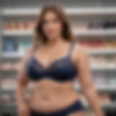 Brands Committed to Plus Size Comfort Variety of plus size bra brands showcased on shelves