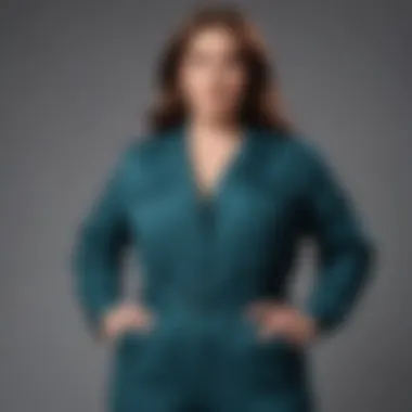 Perfect Fit and Functionality in Jumpsuit Design Well-tailored plus size jumpsuit illustrating perfect fit and functionality